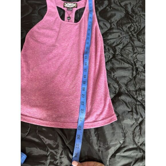 MEGHAN LA Top Womens SZ S Purple Beaded Sequin Razorback Tank  BOHO Peasant  NWT - Picture 7 of 8